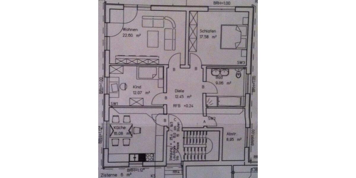 Erdgeschoßwohnung Battenberg (Eder) - 3 Zimmer, 95 m&sup2;, 960&euro; | Angebot:24639533