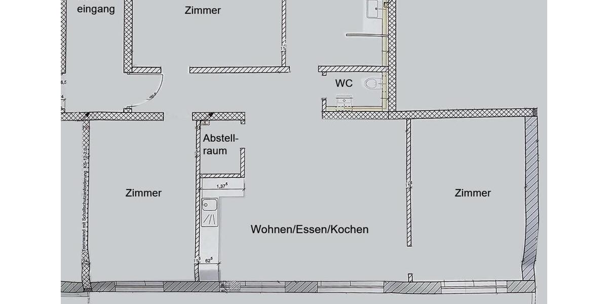 Hochparterre Lahnau - 4 Zimmer, 122 m&sup2;, 1.575&euro; | Angebot:23120135