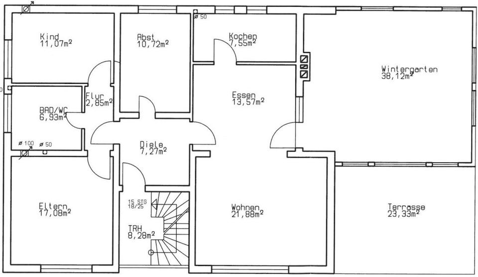 Etagenwohnung Lahntal - 5.5 Zimmer, 137 m&sup2;, 1.350&euro; | Angebot:26429908